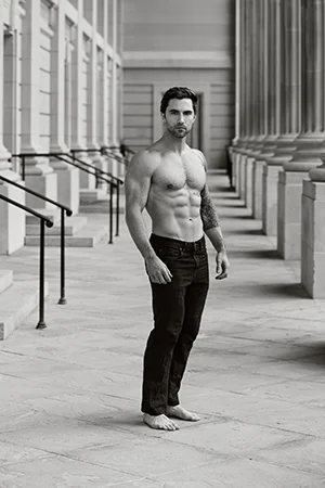 Randy at Yale University Hewitt Quadrangle